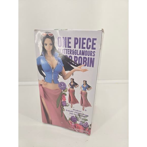 One Piece Nico Robin Banpresto Glitter and Glamours Anime Figure Sealed - Picture 1 of 4
